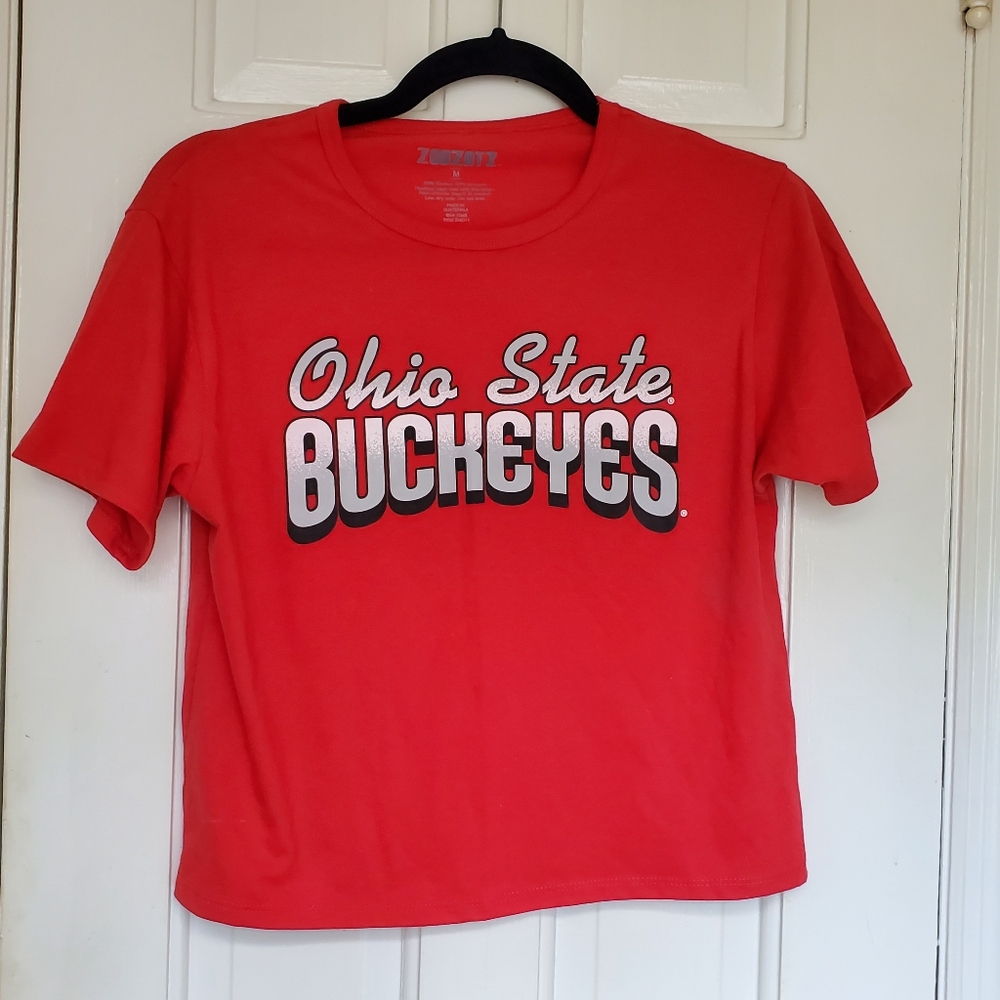 Ohio‎ State Buckeyes Women's Crop T-Shirt Size M